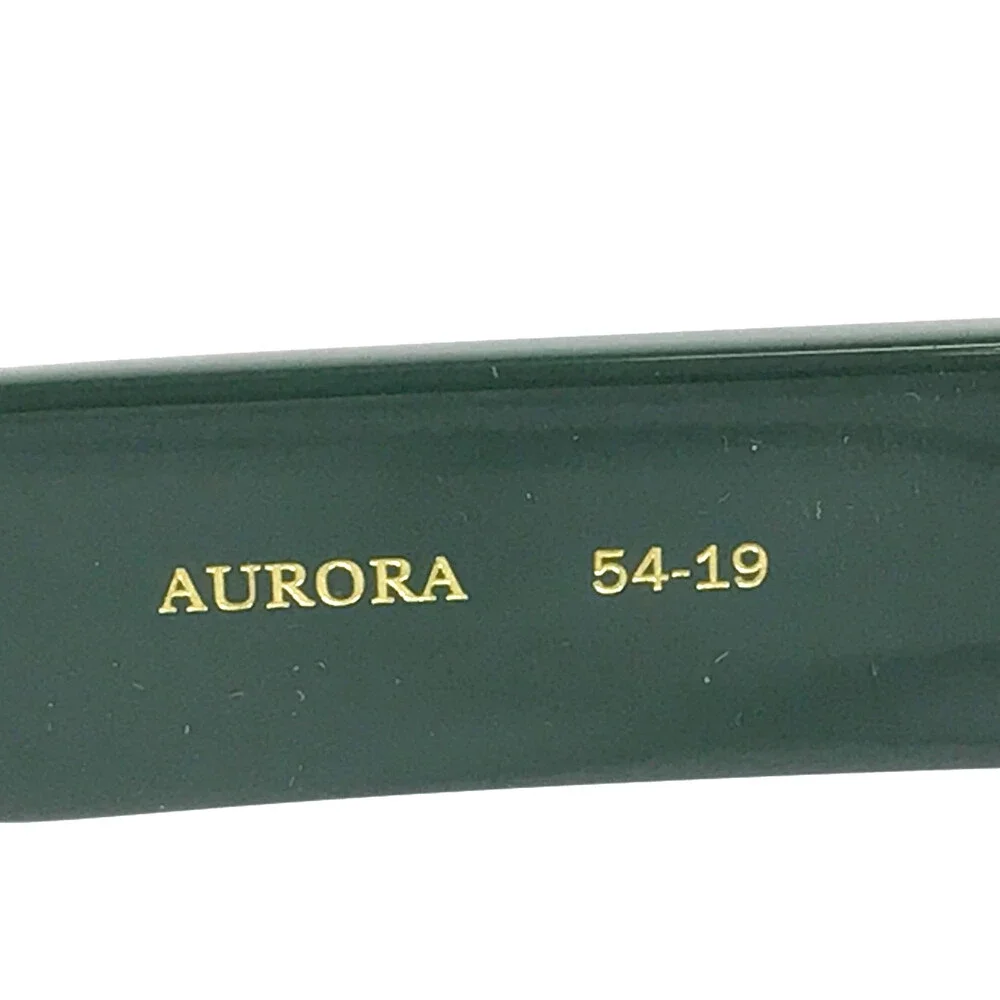 Alfred Kerbs Eyeglasses Frames AURORA GR Green Silver Round Full Rim 54-19-140